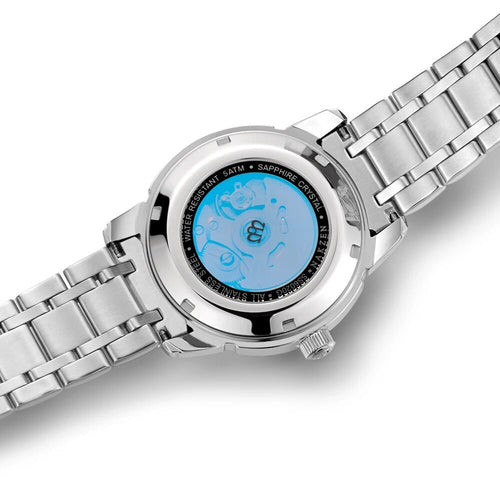 NAKZEN Men's Automatic Mechanical Watch – Miyota 8215 Movement, Diamond Bezel & Sapphire Crystal